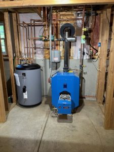 oil heat installation